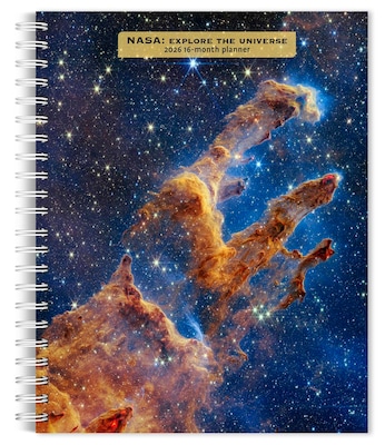 2026 BrownTrout NASA Explore the Universe 6.5 x 7.75 Weekly Planner (9798330704750)