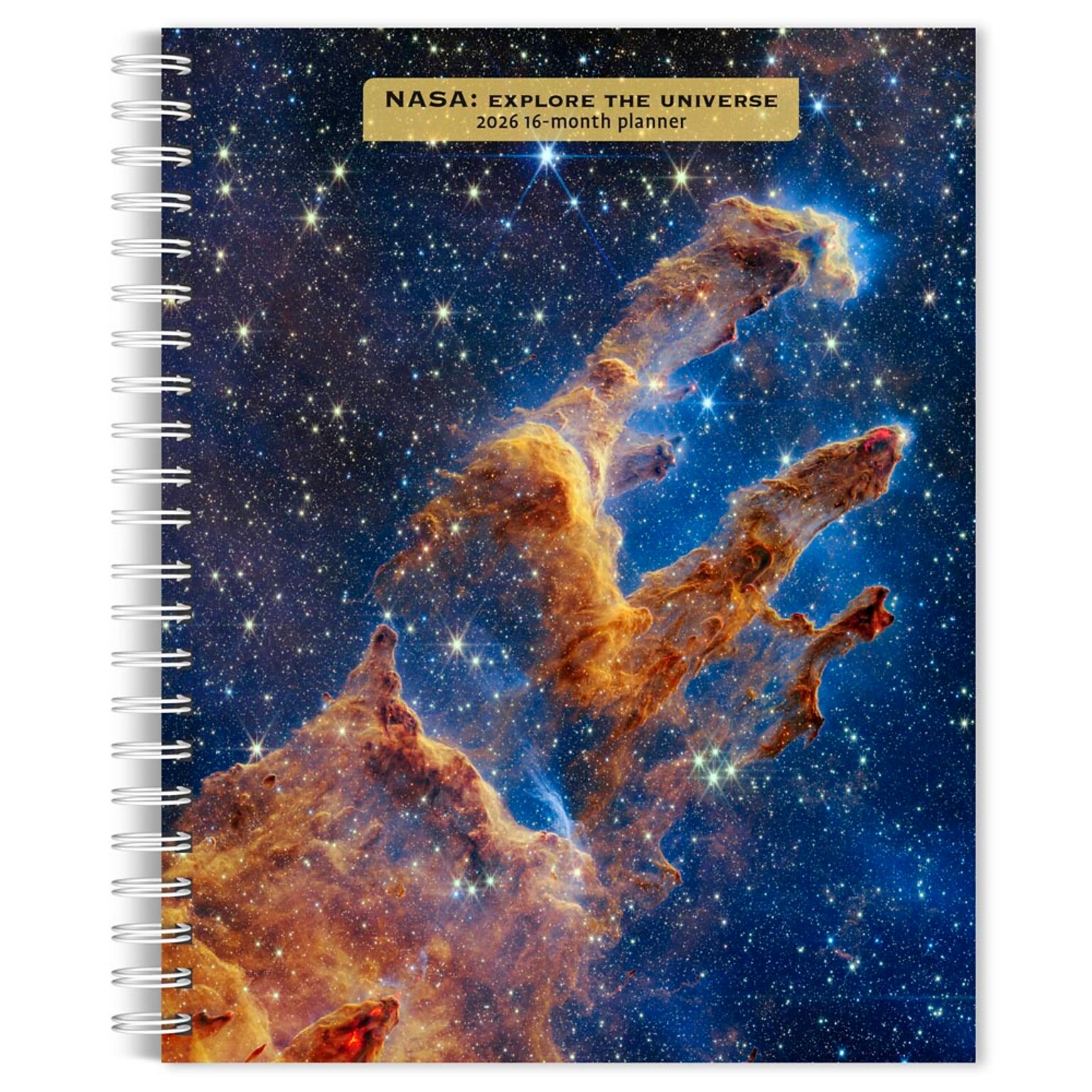2026 BrownTrout NASA Explore the Universe 6.5 x 7.75 Weekly Planner (9798330704750)