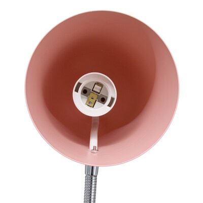 Simple Designs Sleek Essentials LED Desk Lamp, 15.28", Blush Pink (LD1075-BPK)