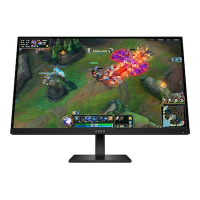 HP OMEN 27 QHD 180Hz LCD AMD FreeSync Gaming Monitor, HDR 400, Height Adjustable, Black (AV4H6AA#ABA)