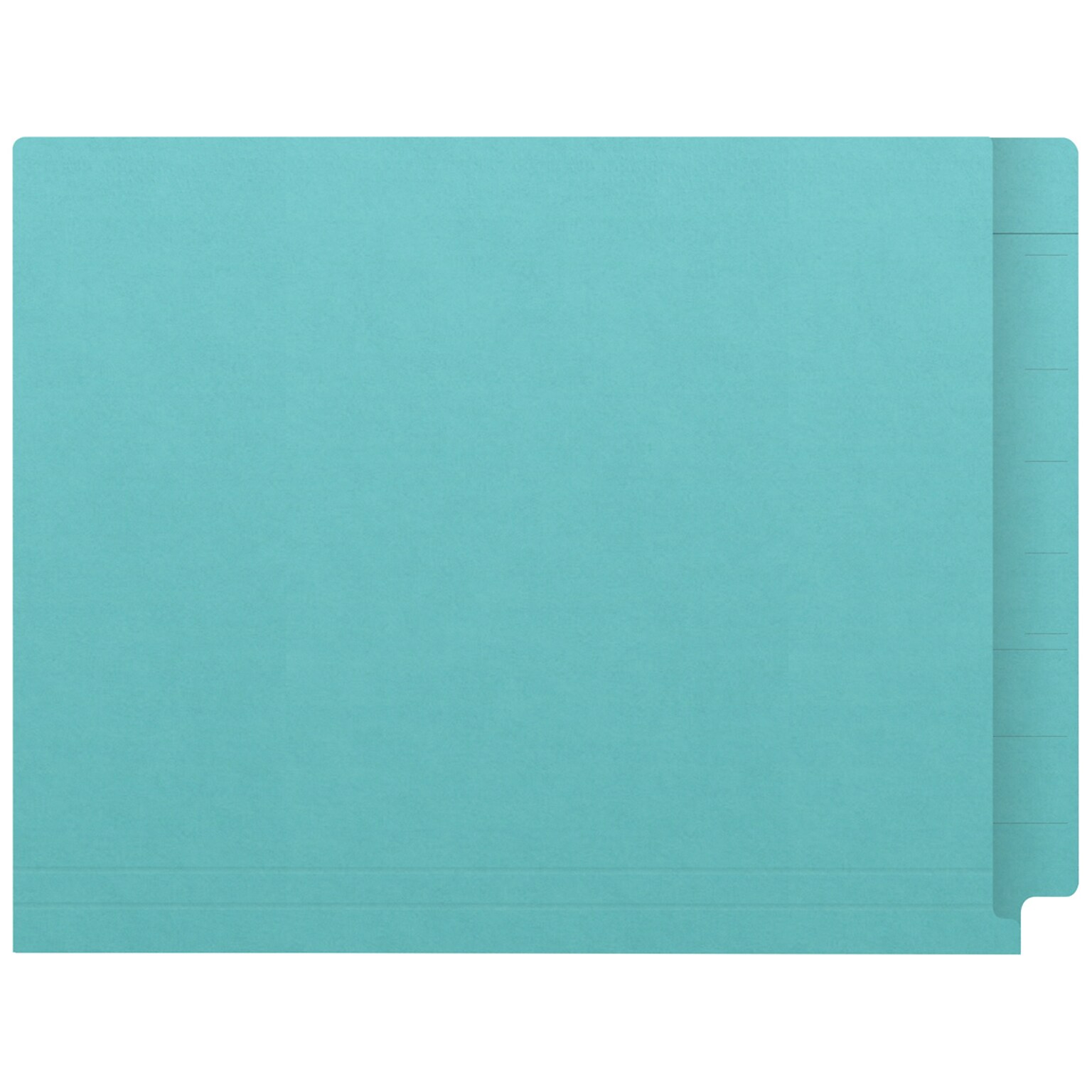 Medical Arts Press Kardex Match Reinforced End Tab File Folder, Straight Cut, Letter Size, Light Blue, 50/Box (S-09484-LBL)