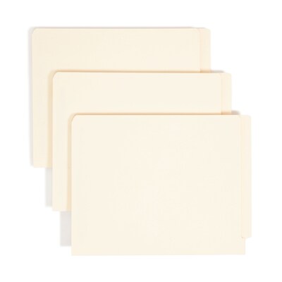 Smead End Tab Classification Folders, Shelf-Master Reinforced Straight-Cut Tab, Letter Size, Manila,
