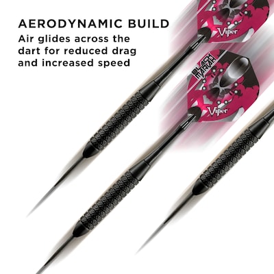 Viper Black Mariah Steel Tip Darts, 22 Grams (22-1322-22)