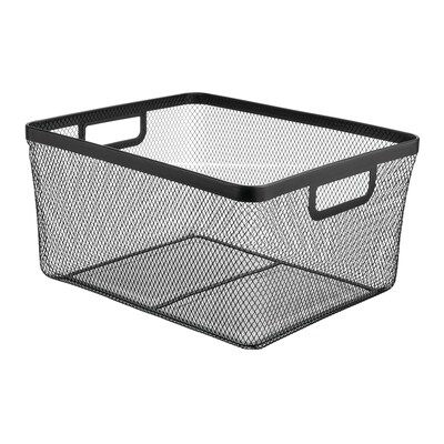 mDesign Steel Organizer, Matte Black (25969)