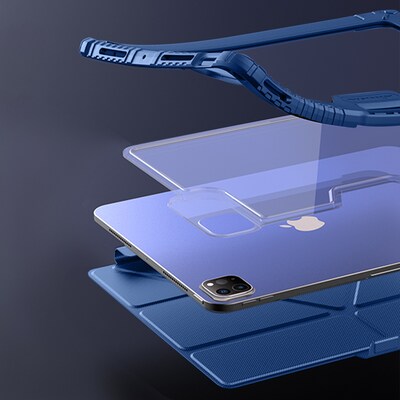 SaharaCase Heavy Duty Folio Case for 13" Apple iPad Pro M4 (2024), Desert Blue (TB00379)