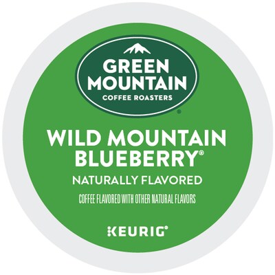 Green Mountain Wild Mountain Blueberry Coffee Keurig® K-Cup® Pods, Light Roast, 96/Carton (67832)