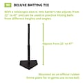 Champion Sports Deluxe Batting Tee, Black (CHS90)