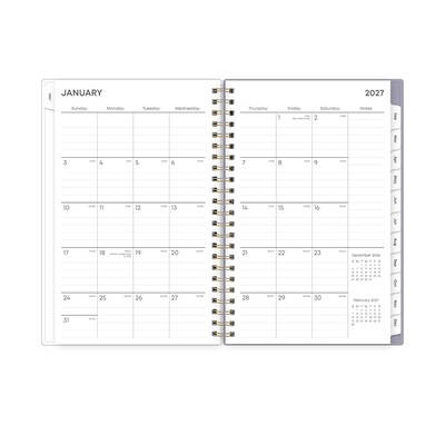 2027 Blue Sky Tula 5" x 8" Calendar Year Weekly & Monthly Planner, Plastic Cover (143974-27)