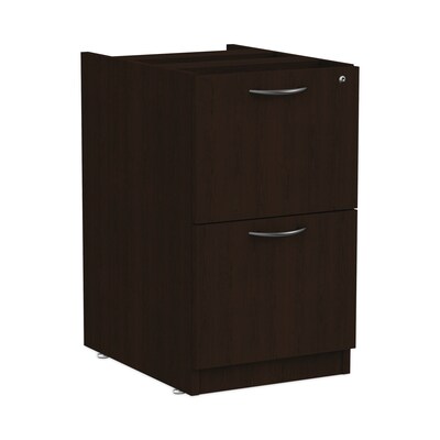 Alera Valencia File/file Drawer Full Pedestal, 15 5/8 X 20 1/2 X 28 1/2, Espresso