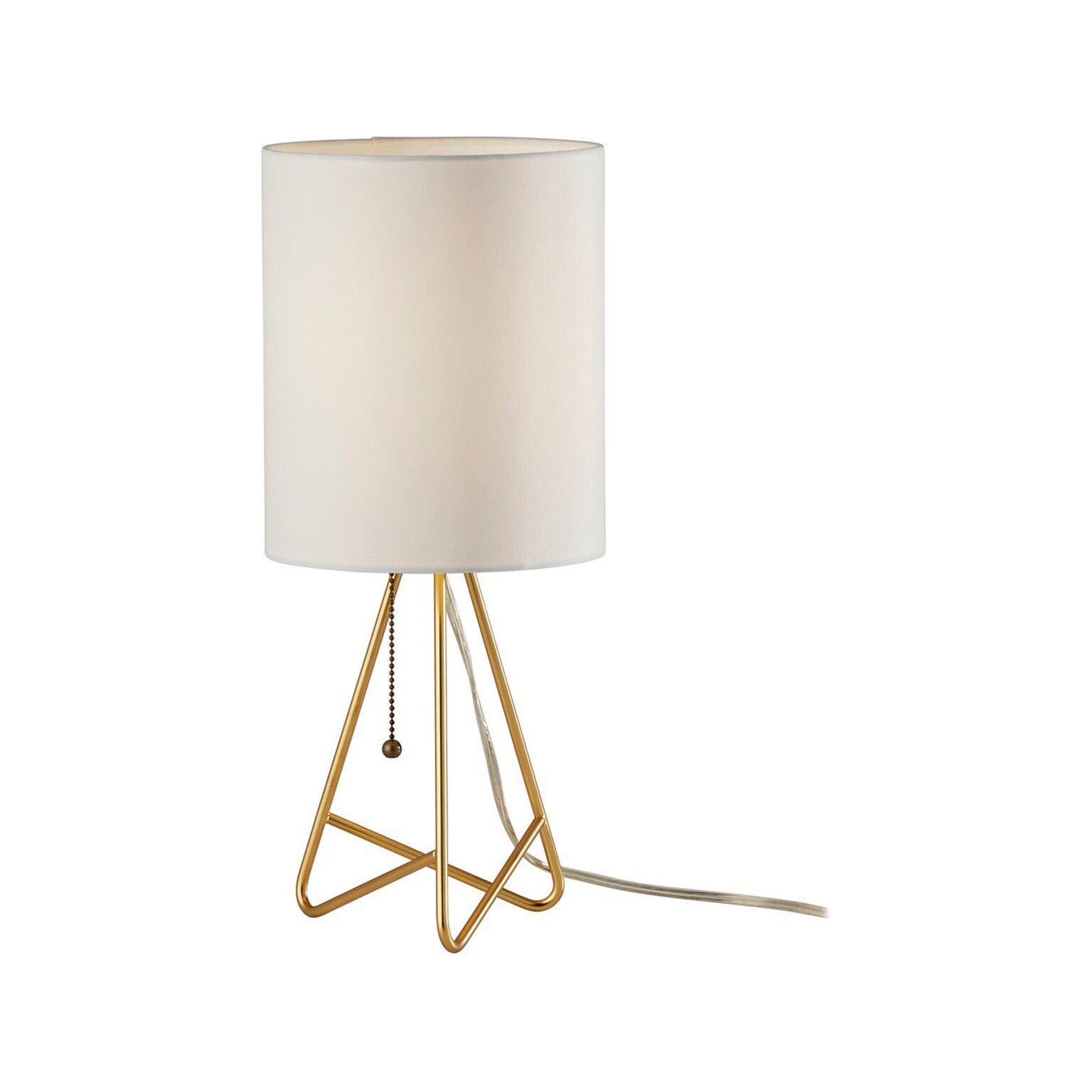 Simplee Adesso Nell Incandescent Table Lamp, Antique Brass (SL4923-21)