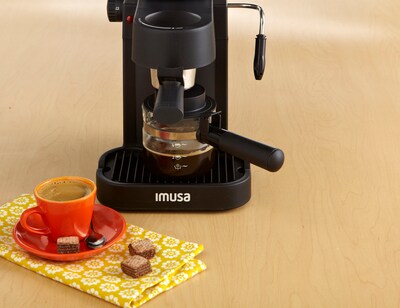 Imusa 4-Cups Steam Espresso Machine (GAU-18202)