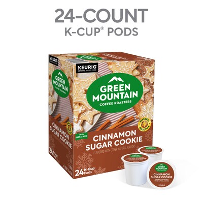 Green Mountain Cinnamon Sugar Cookie Coffee Keurig® K-Cup® Pods, Light Roast, 24/Box (5000369066)