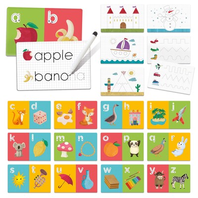 Headu Little Boards Read and Write Flash Cards, 20/Set (HDUEN26906)