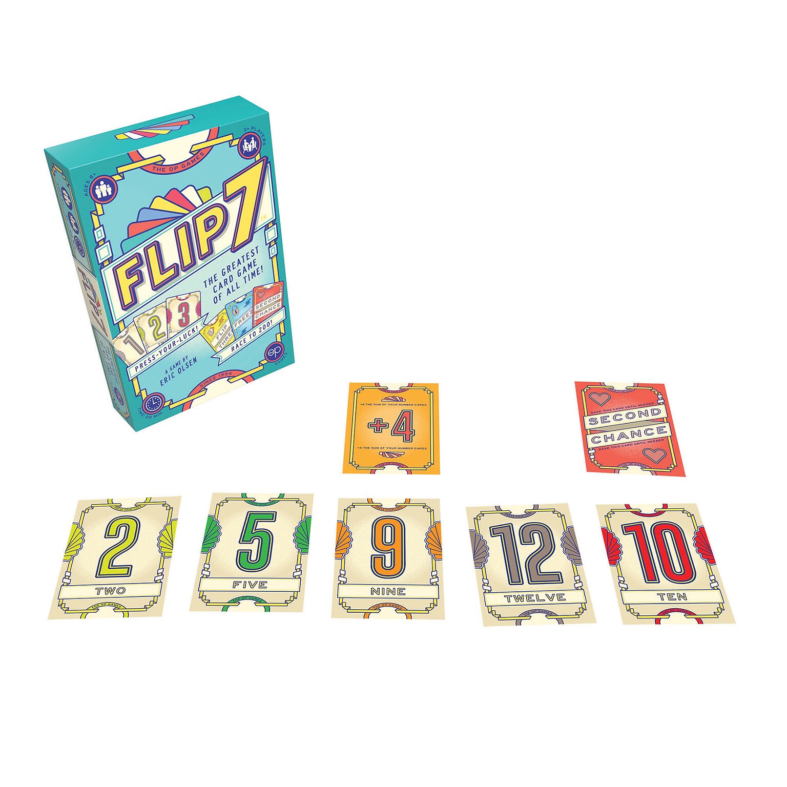 USAopoly Flip 7 Playing Cards (USAPA172871)