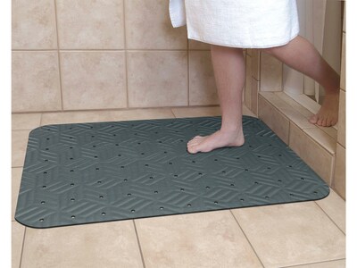 M + A Matting Wet Step Anti-Fatigue Commercial Drainage Floor Mat, 3' x 10', Gray (7892310007)