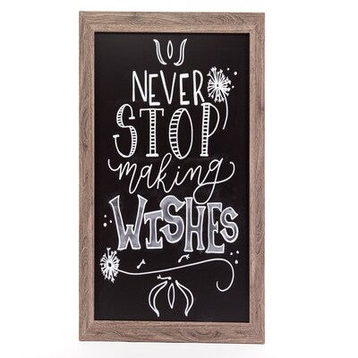 U Brands Chalkboard, Magnetic, 2' x 1.5', Wood Frame (4550U00-01)