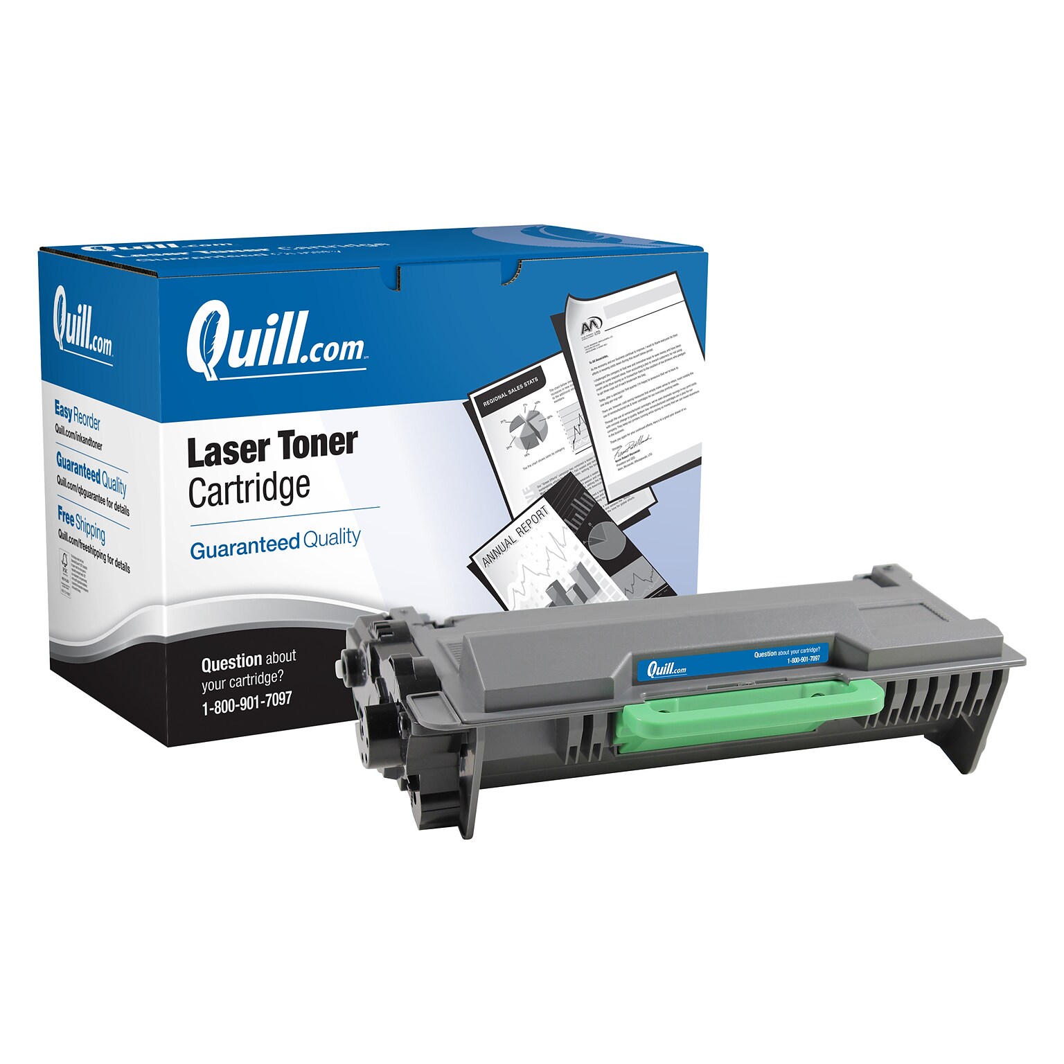 Quill Brand® Remanufactured Black High Yield Toner Cartridge Replacement for Brother TN-850 (TN850) (Lifetime Warranty)