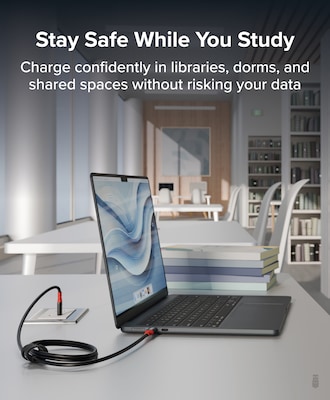 Plugable 3.3 ft. USB-C to USB-C Charging Cable, Male to Male, Black (USBC-CC1M)