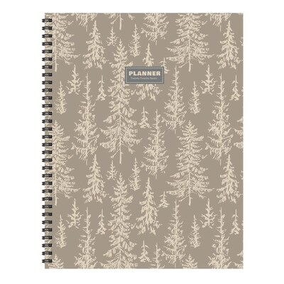 2027 TF Publishing Foggy Forest 6.5 x 8  Weekly & Monthly Standard Planner, Paperboard Cover, Multicolored (27-9700)