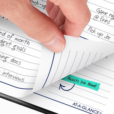 2026-2027 AT-A-GLANCE DayMinder 3.5" x 6" Academic Weekly Planner, Black (AY48-00-27)