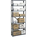 Edsal® 36-Wide Industrial-Grade Open Shelving; 18 Shelves, 6-Shelf