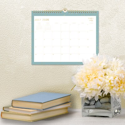 2026-2027 Blue Sky Wirebound Splatter Dot 8.75" x 11" Academic Monthly Wall Calendar, Assorted Colors (149045-A27)