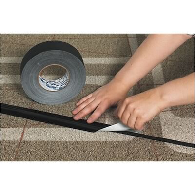 3M™ Premium Gaffers Tape; 3 Pack, Black, 12 Mil., 2x60 Yds., 3/Case