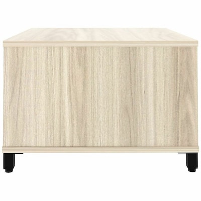 Lorell Modular 24"W x 24"D Laminate Square Reception Table with Storage, Modern Elm (LLR69205)