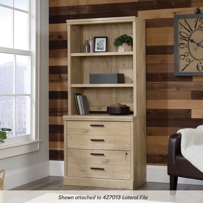 Sauder Aspen Post 31"W Hutch, Prime Oak (427017)
