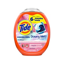Tide Power PODS Downy HE Laundry Detergent Capsule, April Fresh, 98 Oz., 63/Pack (11807)