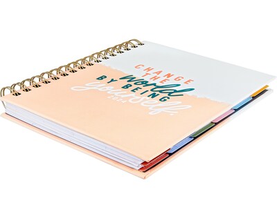 2024 Eccolo Fun Spiral Agenda 7 x 8.63 Weekly Planner, Multicolor (RY24-401A)
