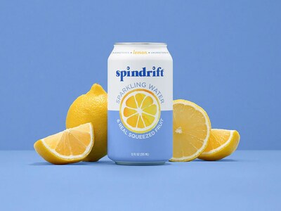 Spindrift Lemon Flavored Sparkling Water, 12 oz., 24 Cans/Carton (0-4108-0004)