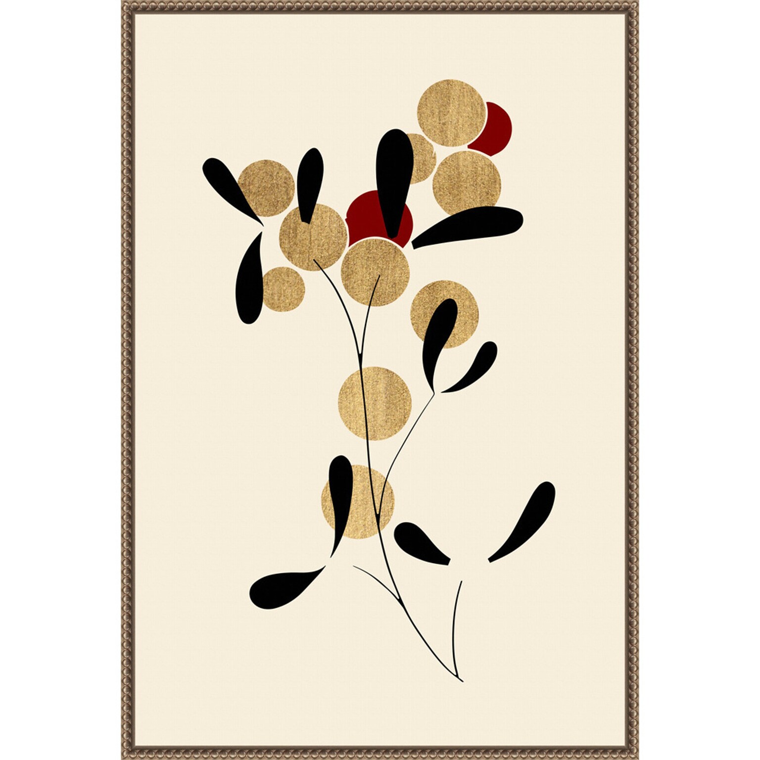 Amanti Art Idea No 21 by Kubistika  Framed Canvas Wall Art Print, 23 x 33 (A42678302734)