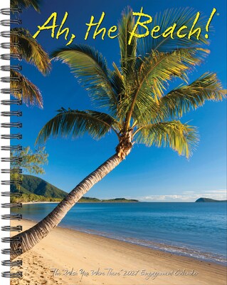 2027 Willow Creek Ah The Beach! 6.5 x 8.5 Weekly & Monthly Desk Calendar (64313)