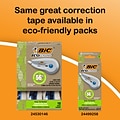 BIC Wite-Out EZ Correct Correction Tape, White, 2/Pack (50592)