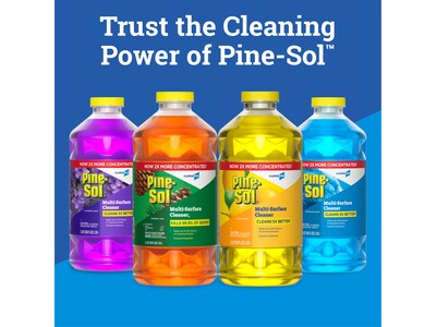 Pine-Sol Disinfecting Multi-Surface Cleaner, Original Pine, 40 Fl. Oz. 8/Carton (60164CT)