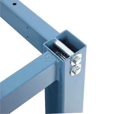 Global Industrial ESD Laminate Production Workbench w/ Drawer & Shelf, 96"W x 36"D, Blue (319003)