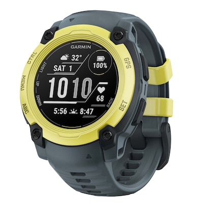 Garmin Instinct E GPS Smartwatch, Electric Lime & Twilight, 40mm (GRM0293201)