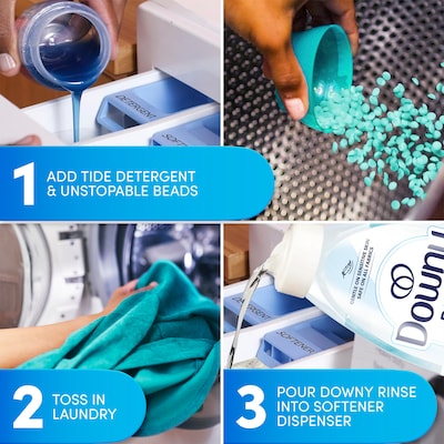 Downy Free & Gentle Rinse Laundry Odor Remover, Unscented, 48 oz. (10312)