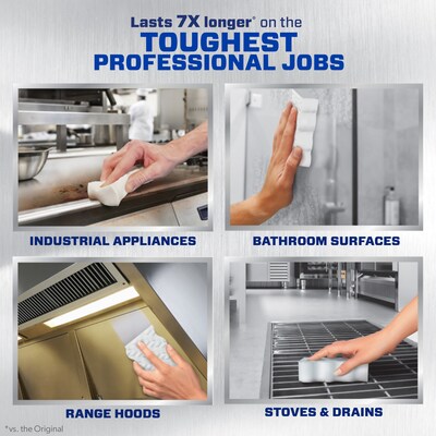 Mr. Clean Professional Magic Eraser Ultra Pro Multi-Purpose Cleaner, White, 26 Pads/Carton (17406)