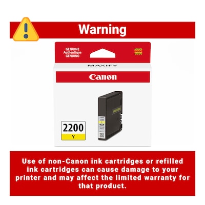 Canon PGI-2200 Yellow Standard Yield Ink Cartridge (9306B001)
