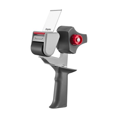 Staples Heavy-Duty Packing Tape Dispenser, 2” Grip, Durable Steel Frame