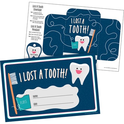 Barker Creek Lost a Tooth Classroom Set, Multicolored, 372/Set (4442)