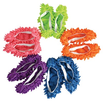 5 Pair Chenille Mopping Shoe Covers