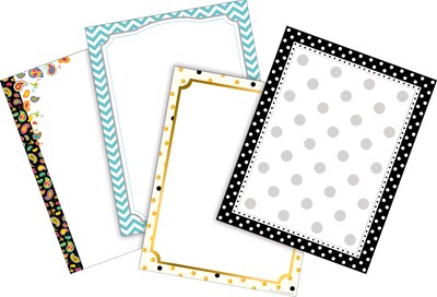 Barker Creek Now Were Stylin Decorative Printer Paper, 8.5 x 11, 60 lbs., Assorted Colors, 200 S