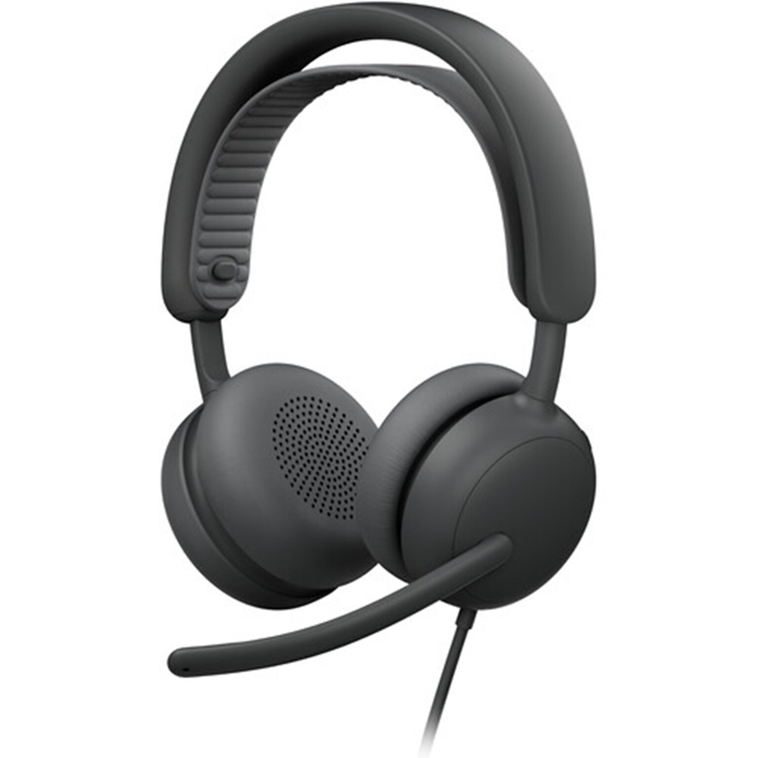 Logitech Zone Wired 2 USB-C Stereo Computer Headset, MT Certified, Black (981-001608)