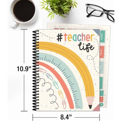 Carson Dellosa Education We Belong Undated Lesson Planner, 8 x 11, 128 Pages (CD-105047)