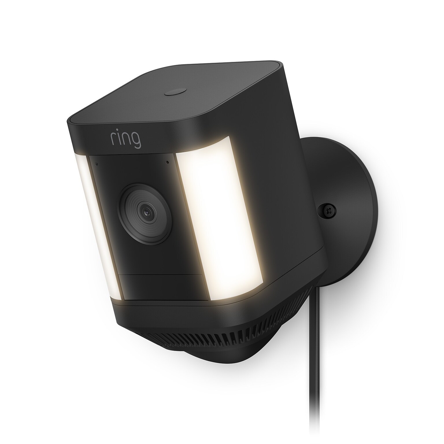 Ring Spotlight Cam Plus Outdoor Wireless Security Camera, Black (B09J6BCPHG)
