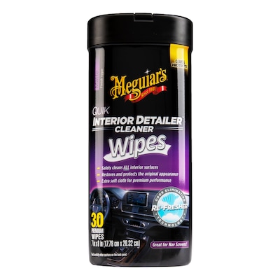 Meguiar's Quik Interior Detailer Wipes (G13600)