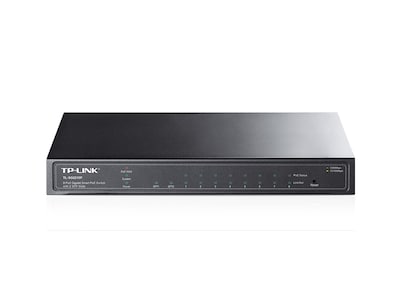 TP-Link JetStream 8-Port Gigabit PoE Smart Switch, 10/100/1000 Mbps, Black (SG2210P)